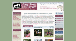 Desktop Screenshot of curlyhorsecountry.com
